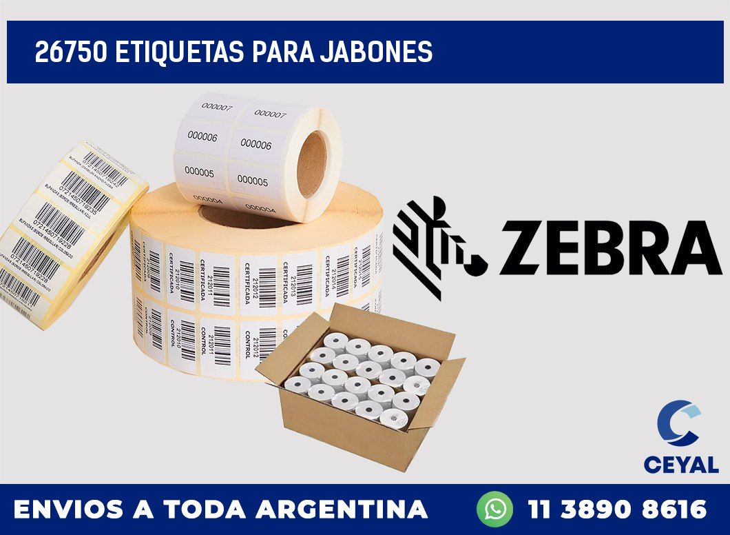 26750 ETIQUETAS PARA JABONES
