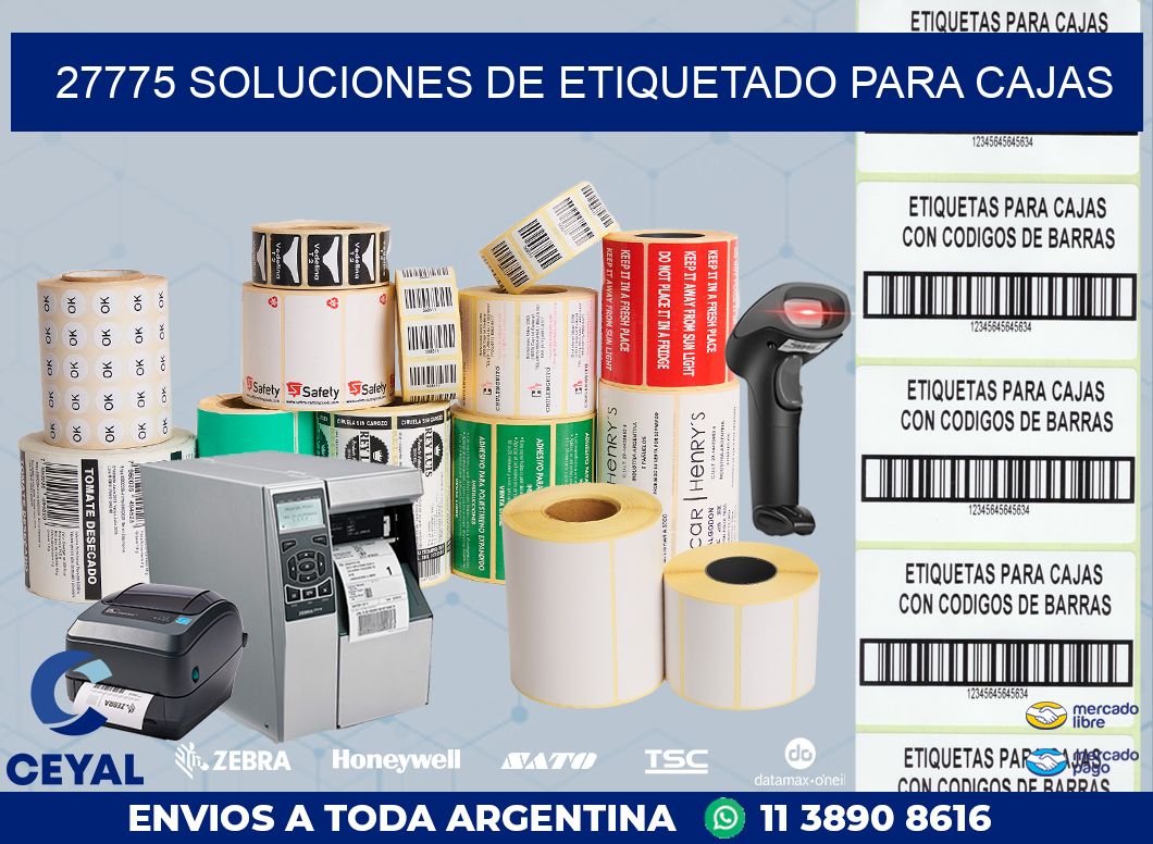 27775 SOLUCIONES DE ETIQUETADO PARA CAJAS