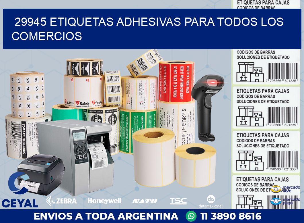 29945 ETIQUETAS ADHESIVAS PARA TODOS LOS COMERCIOS