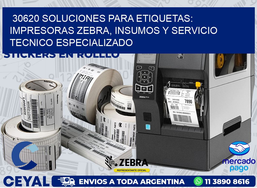 30620 SOLUCIONES PARA ETIQUETAS: IMPRESORAS ZEBRA, INSUMOS Y SERVICIO TECNICO ESPECIALIZADO