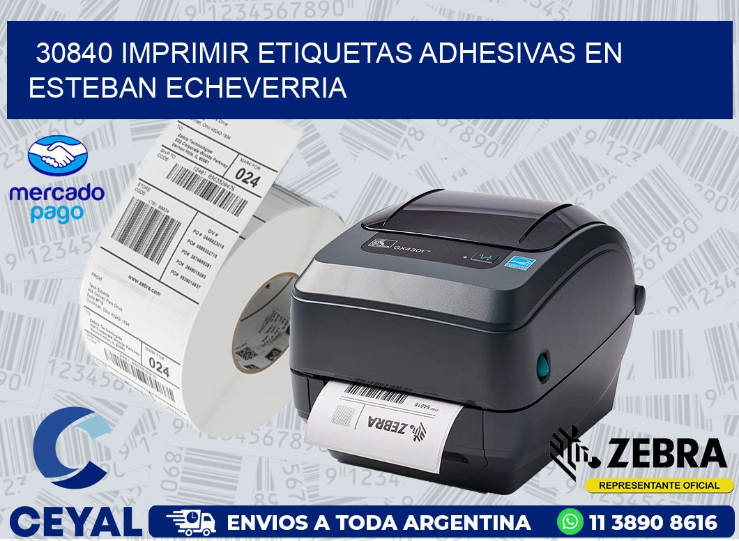 30840 IMPRIMIR ETIQUETAS ADHESIVAS EN ESTEBAN ECHEVERRIA