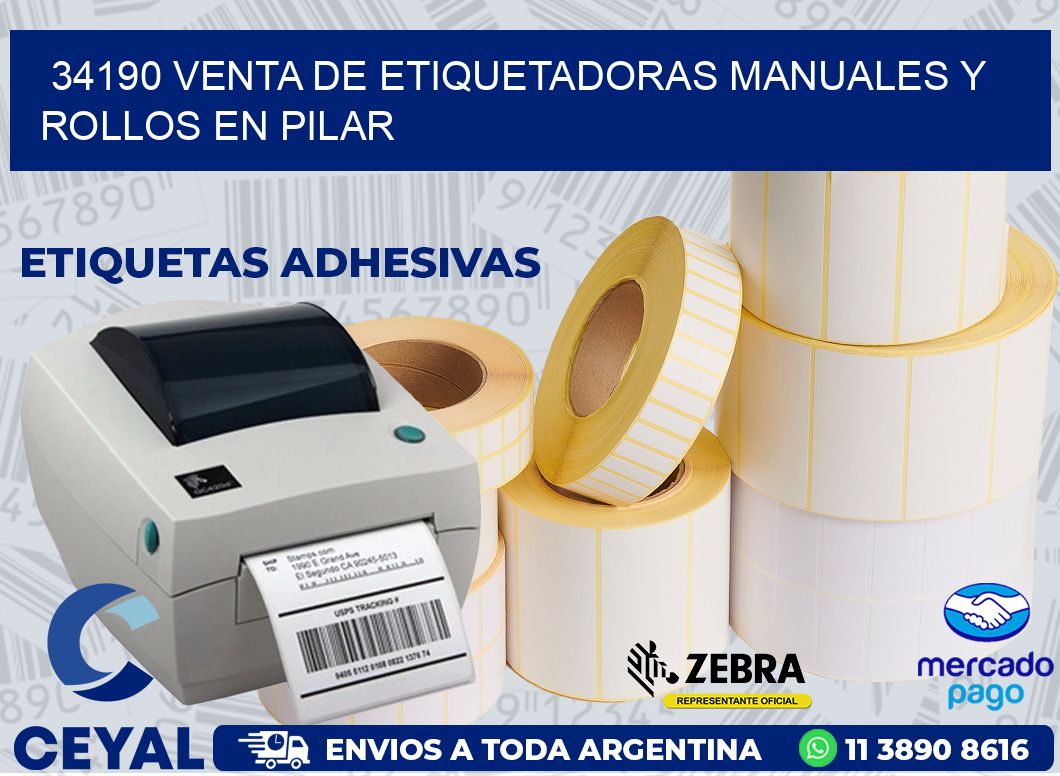 34190 VENTA DE ETIQUETADORAS MANUALES Y ROLLOS EN PILAR