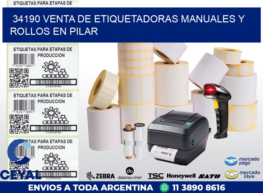 34190 VENTA DE ETIQUETADORAS MANUALES Y ROLLOS EN PILAR