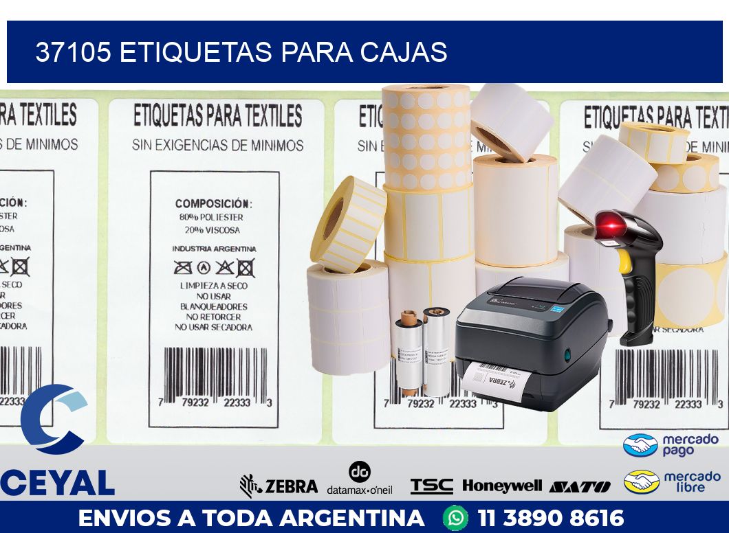 37105 ETIQUETAS PARA CAJAS