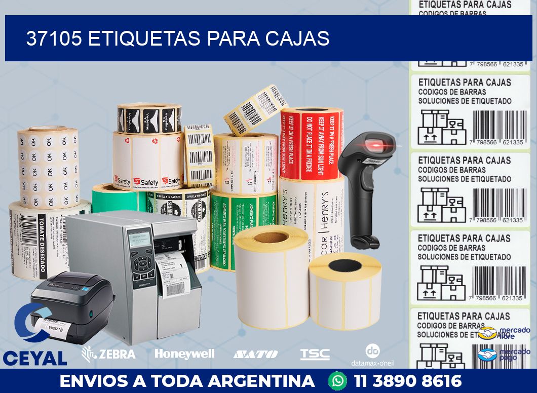 37105 ETIQUETAS PARA CAJAS