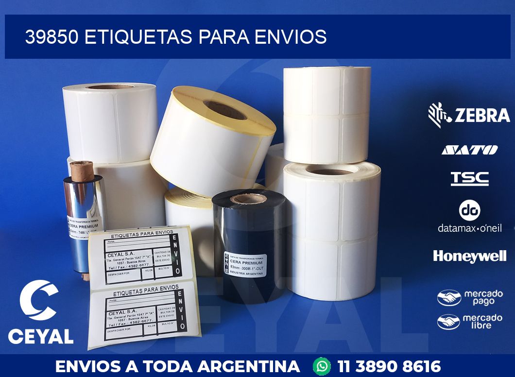 39850 ETIQUETAS PARA ENVIOS