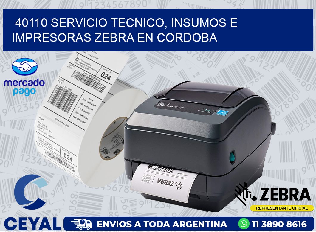 40110 SERVICIO TECNICO, INSUMOS E IMPRESORAS ZEBRA EN CORDOBA