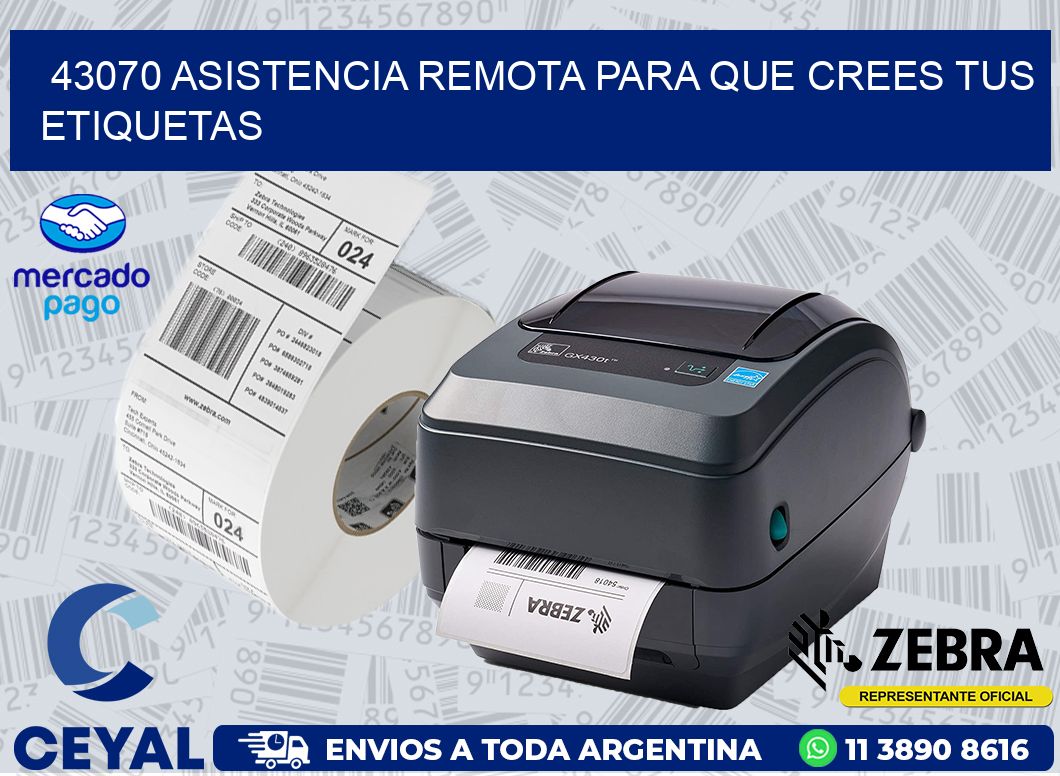 43070 ASISTENCIA REMOTA PARA QUE CREES TUS ETIQUETAS