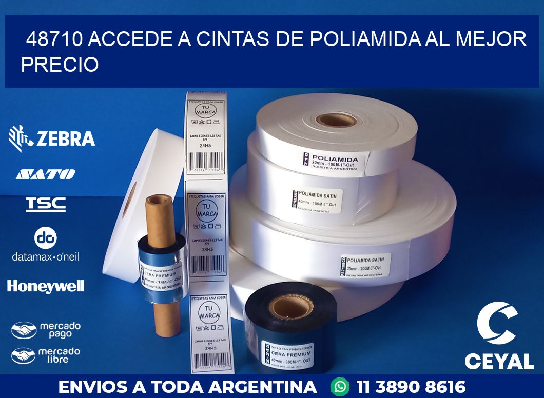 48710 ACCEDE A CINTAS DE POLIAMIDA AL MEJOR PRECIO