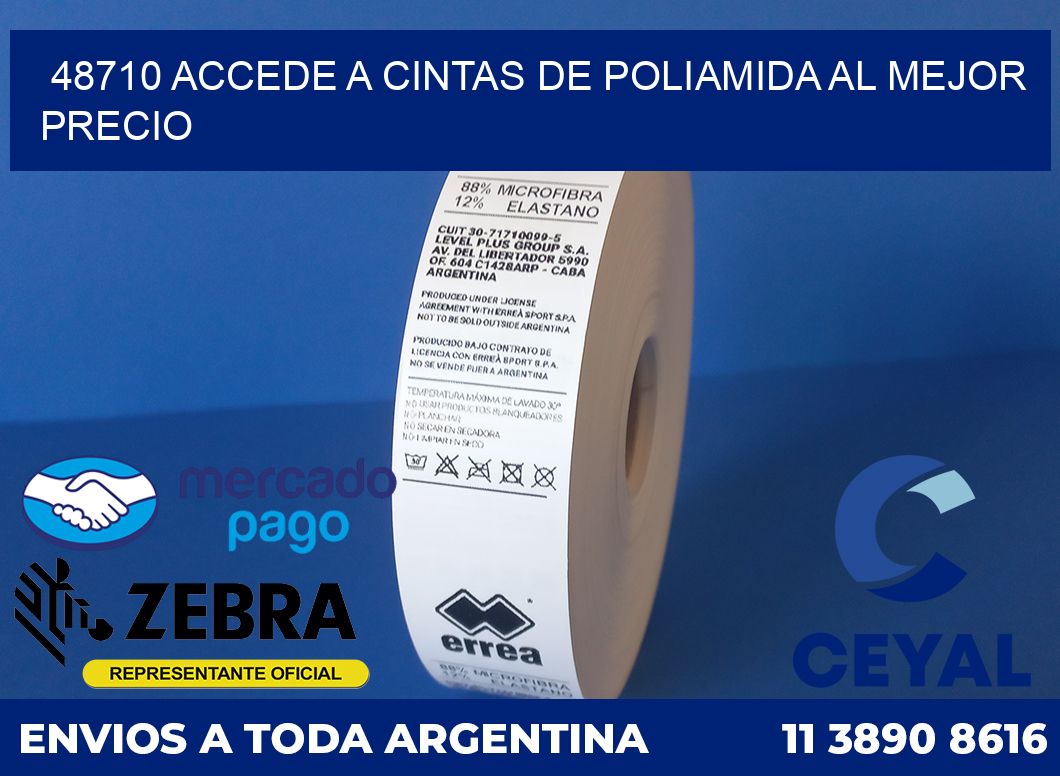 48710 ACCEDE A CINTAS DE POLIAMIDA AL MEJOR PRECIO