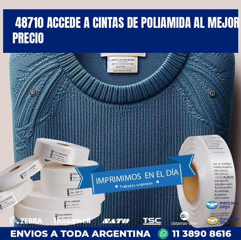 48710 ACCEDE A CINTAS DE POLIAMIDA AL MEJOR PRECIO