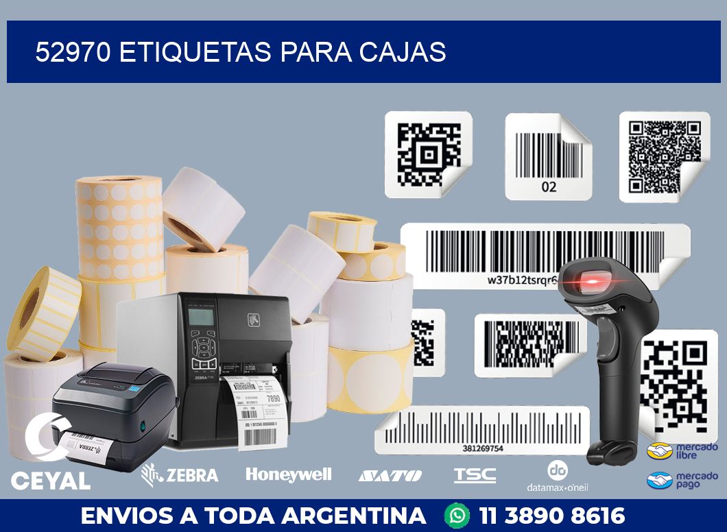 52970 ETIQUETAS PARA CAJAS