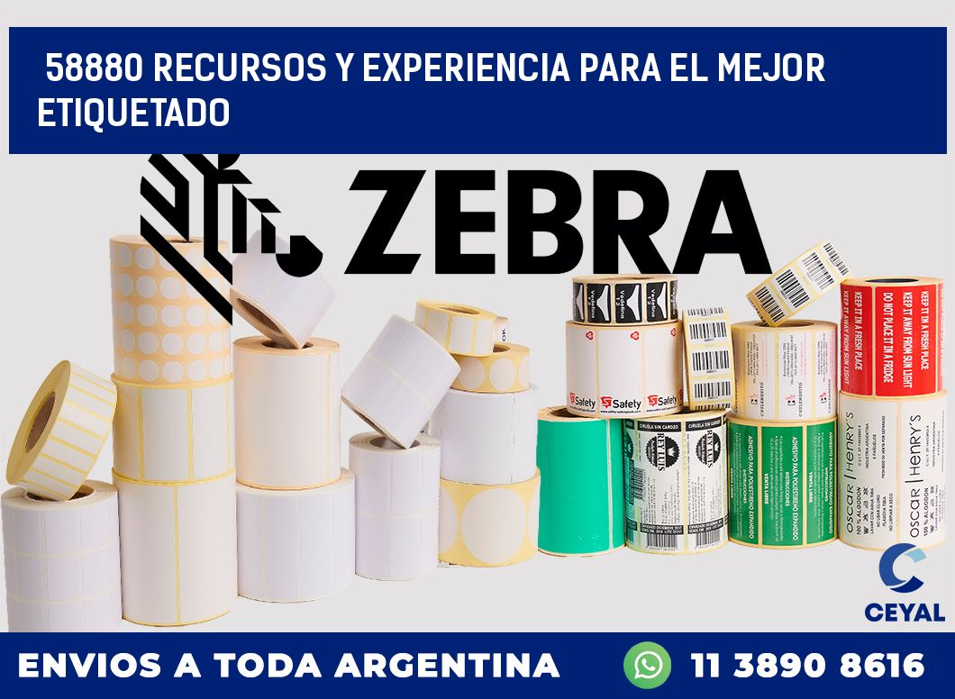 58880 RECURSOS Y EXPERIENCIA PARA EL MEJOR ETIQUETADO