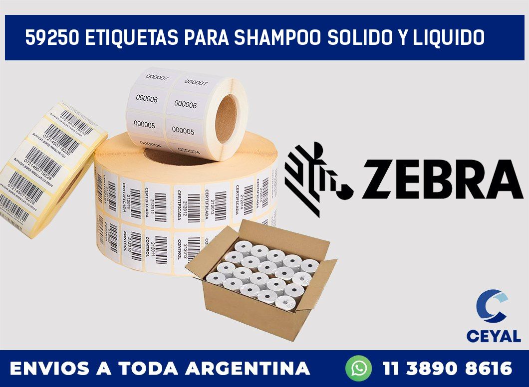 59250 ETIQUETAS PARA SHAMPOO SOLIDO Y LIQUIDO