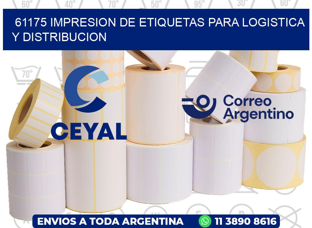 61175 IMPRESION DE ETIQUETAS PARA LOGISTICA Y DISTRIBUCION