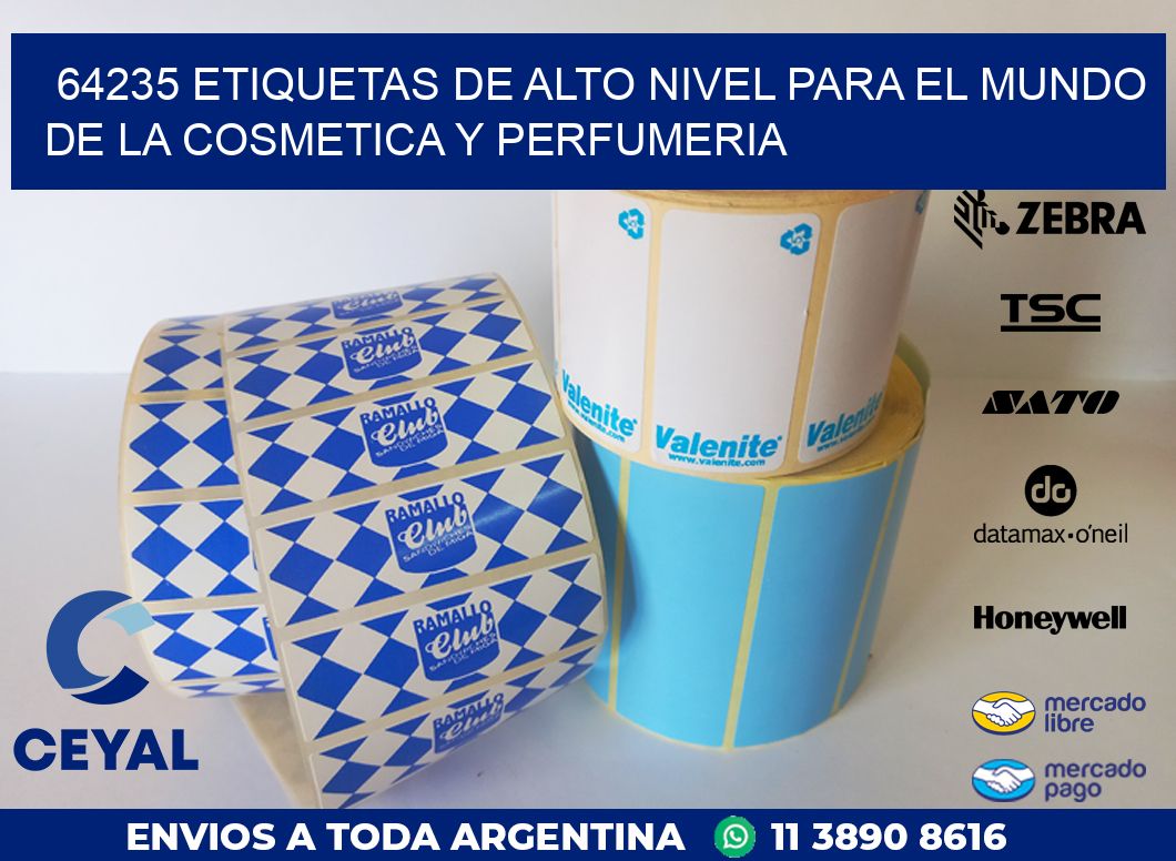 64235 ETIQUETAS DE ALTO NIVEL PARA EL MUNDO DE LA COSMETICA Y PERFUMERIA