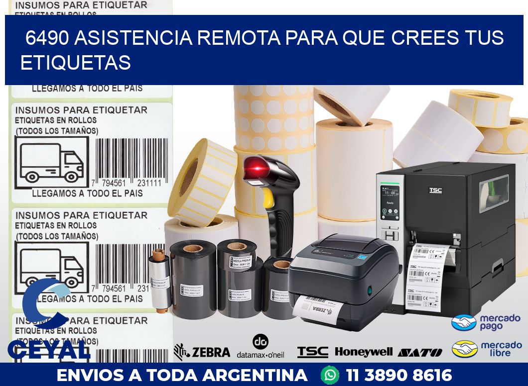 6490 ASISTENCIA REMOTA PARA QUE CREES TUS ETIQUETAS