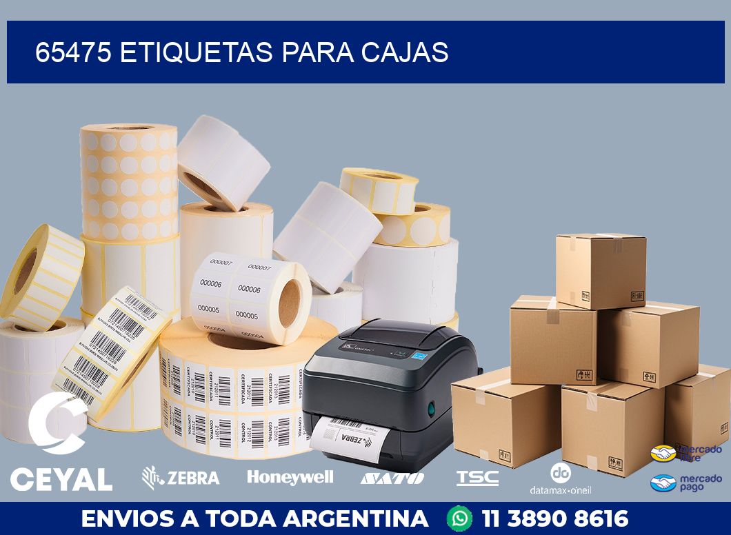 65475 ETIQUETAS PARA CAJAS