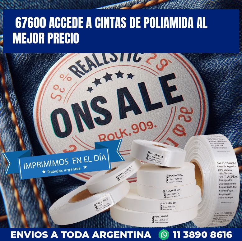 67600 ACCEDE A CINTAS DE POLIAMIDA AL MEJOR PRECIO