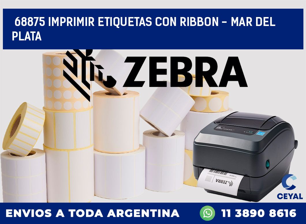 68875 IMPRIMIR ETIQUETAS CON RIBBON - MAR DEL PLATA