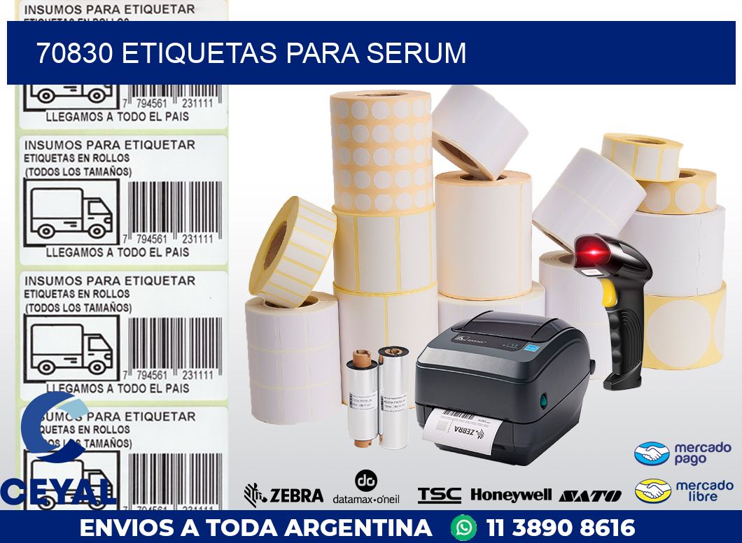 70830 ETIQUETAS PARA SERUM