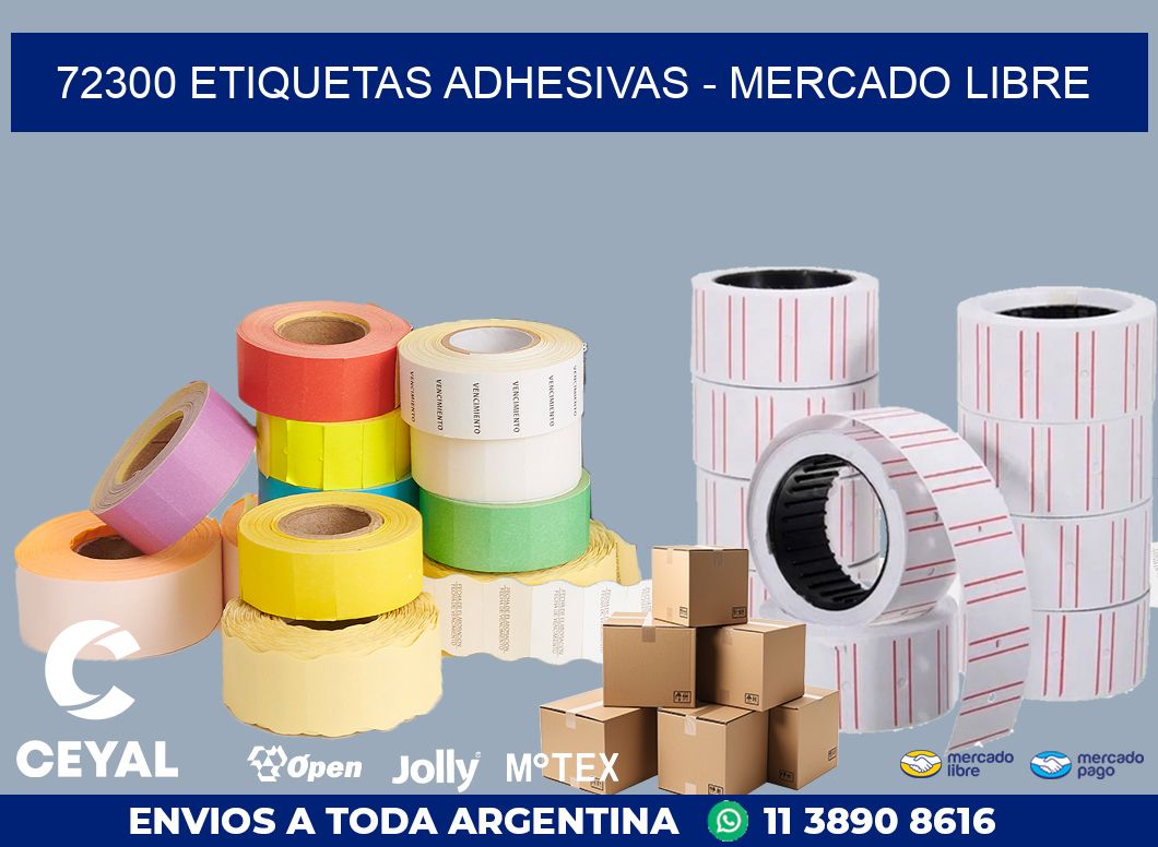 72300 ETIQUETAS ADHESIVAS - MERCADO LIBRE