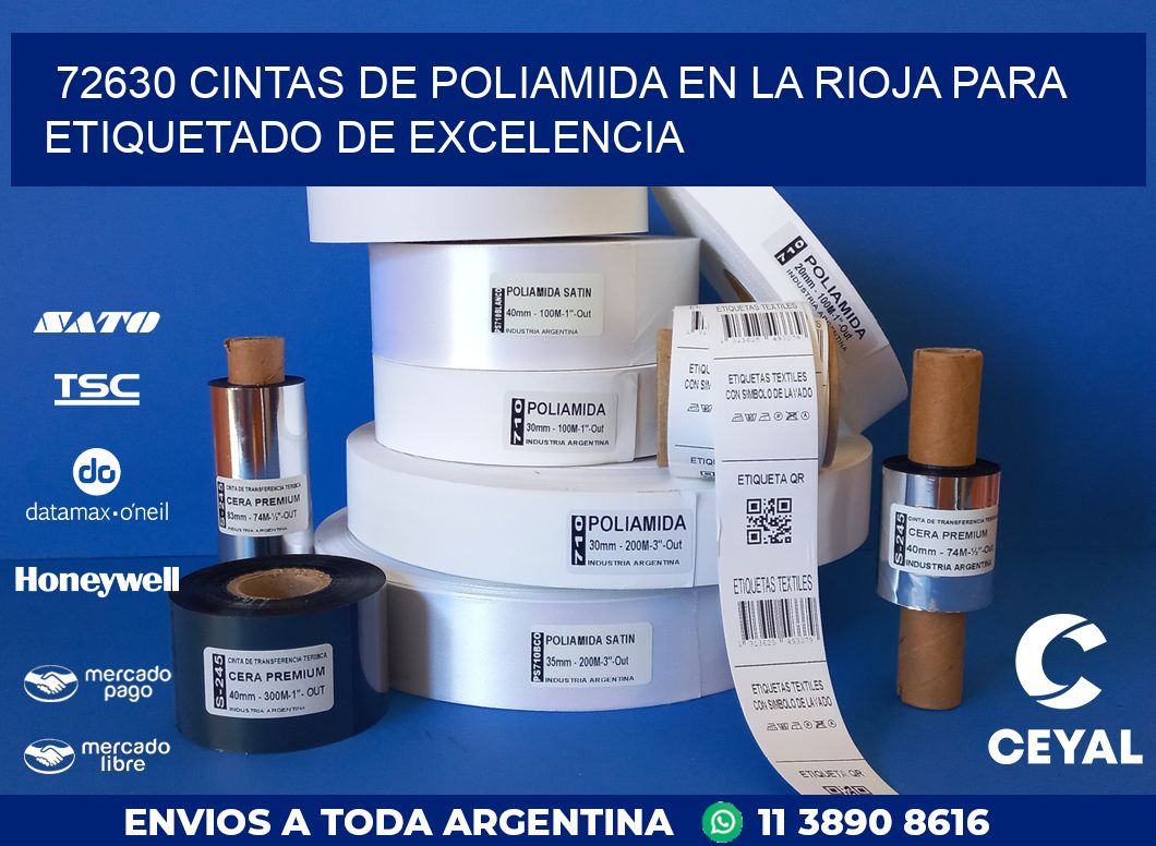 72630 CINTAS DE POLIAMIDA EN LA RIOJA PARA ETIQUETADO DE EXCELENCIA