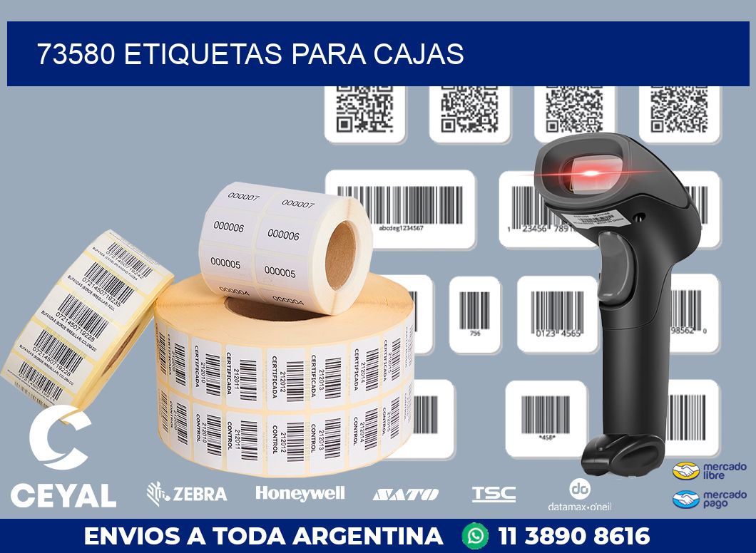 73580 ETIQUETAS PARA CAJAS