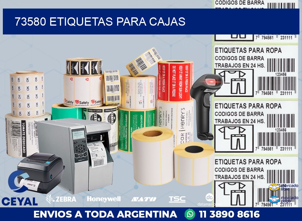 73580 ETIQUETAS PARA CAJAS