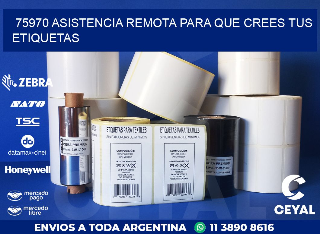 75970 ASISTENCIA REMOTA PARA QUE CREES TUS ETIQUETAS