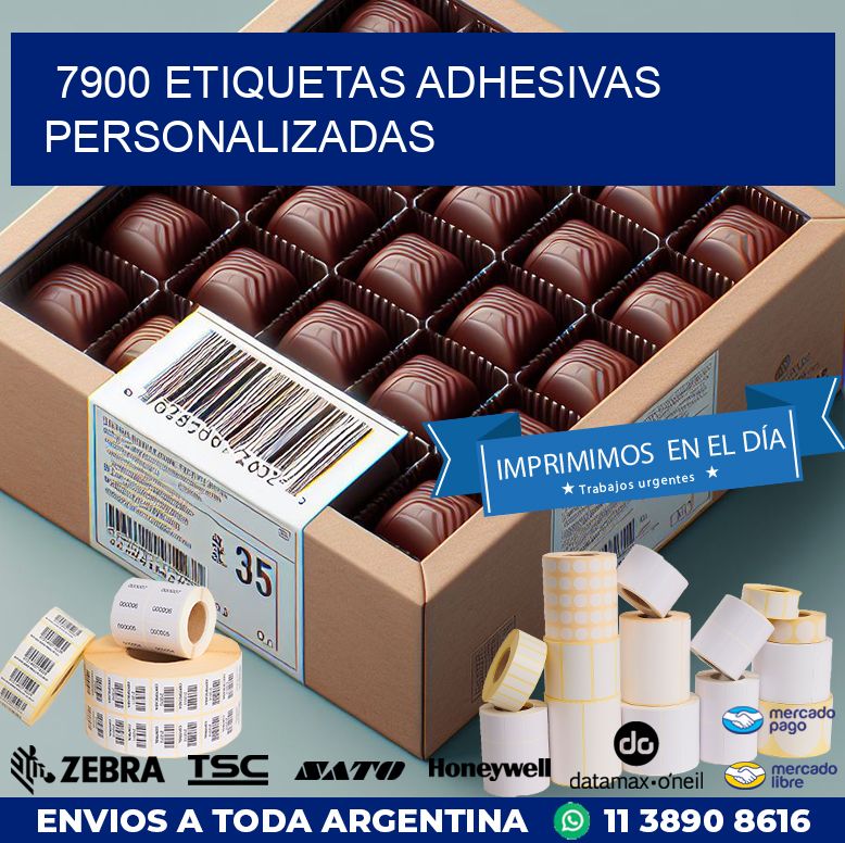 7900 ETIQUETAS ADHESIVAS PERSONALIZADAS