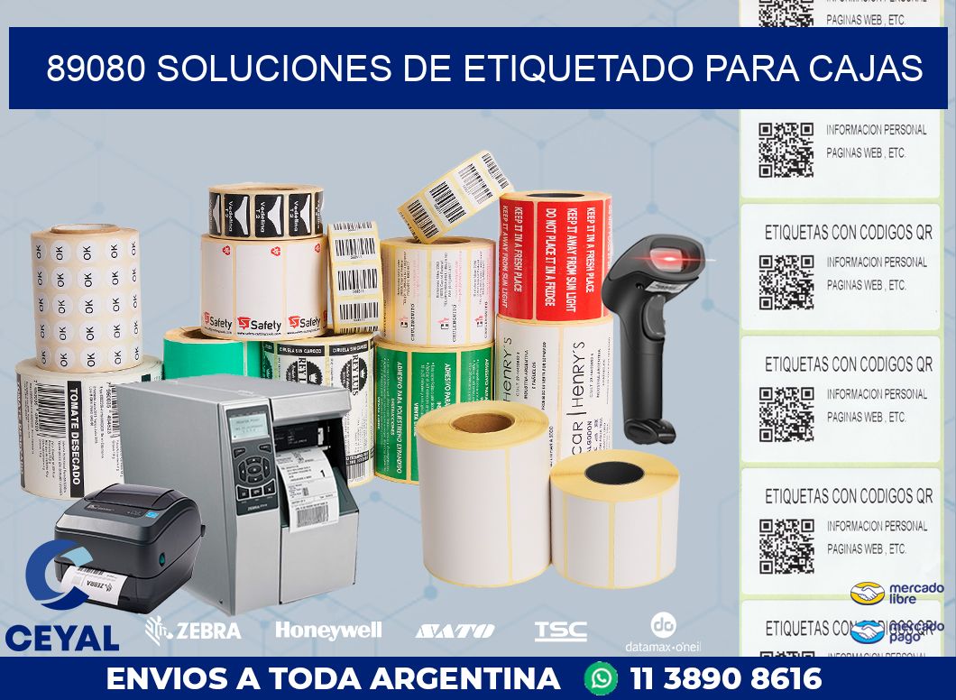 89080 SOLUCIONES DE ETIQUETADO PARA CAJAS