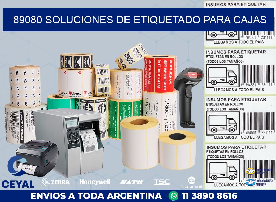 89080 SOLUCIONES DE ETIQUETADO PARA CAJAS