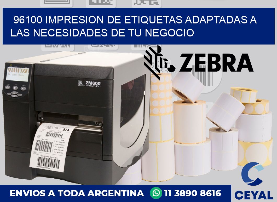 96100 IMPRESION DE ETIQUETAS ADAPTADAS A LAS NECESIDADES DE TU NEGOCIO