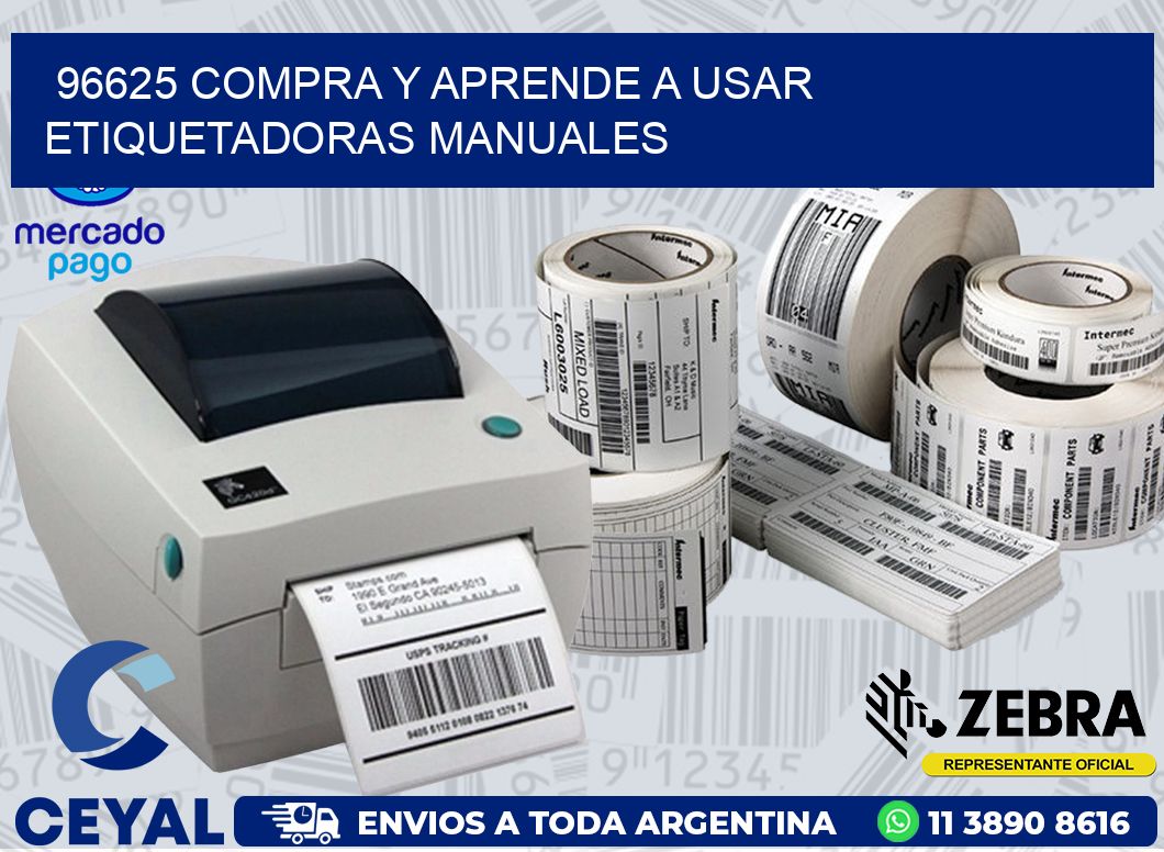 96625 COMPRA Y APRENDE A USAR ETIQUETADORAS MANUALES