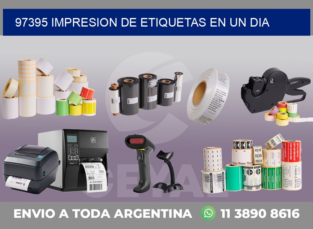 97395 IMPRESION DE ETIQUETAS EN UN DIA