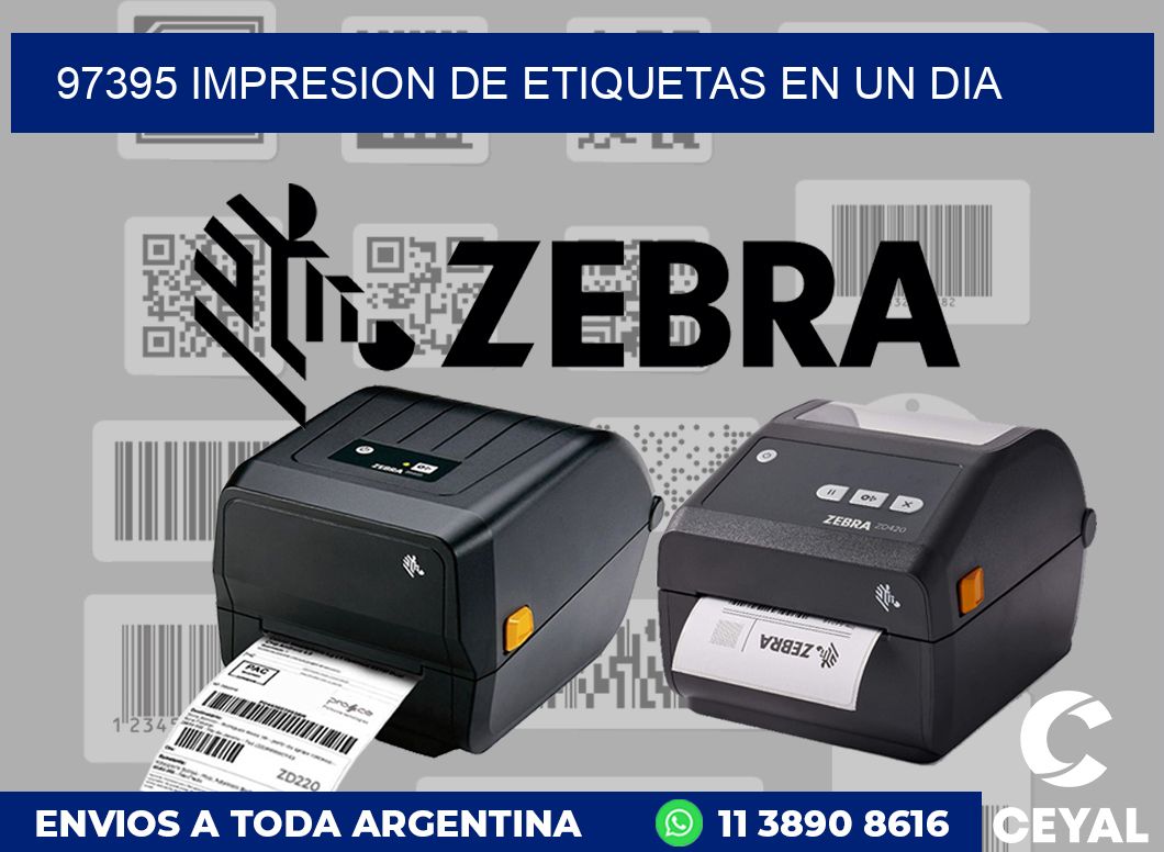 97395 IMPRESION DE ETIQUETAS EN UN DIA