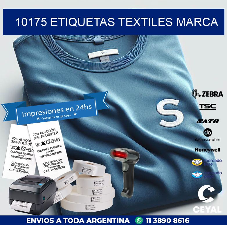 10175 ETIQUETAS TEXTILES MARCA