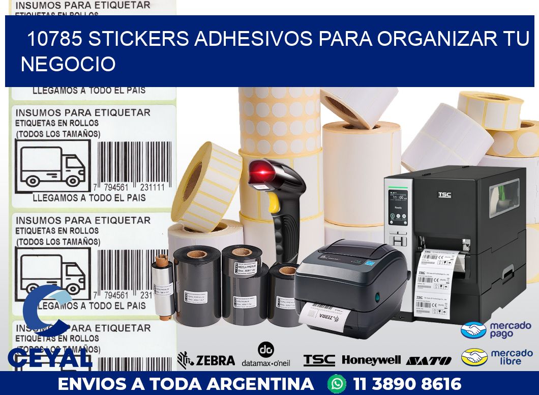 10785 STICKERS ADHESIVOS PARA ORGANIZAR TU NEGOCIO