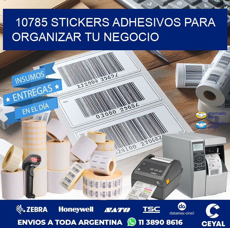 10785 STICKERS ADHESIVOS PARA ORGANIZAR TU NEGOCIO