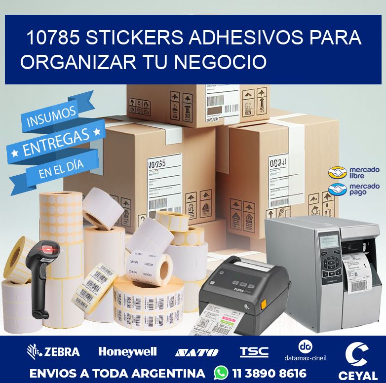 10785 STICKERS ADHESIVOS PARA ORGANIZAR TU NEGOCIO
