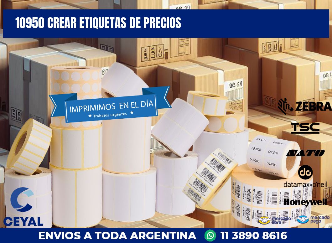 10950 CREAR ETIQUETAS DE PRECIOS
