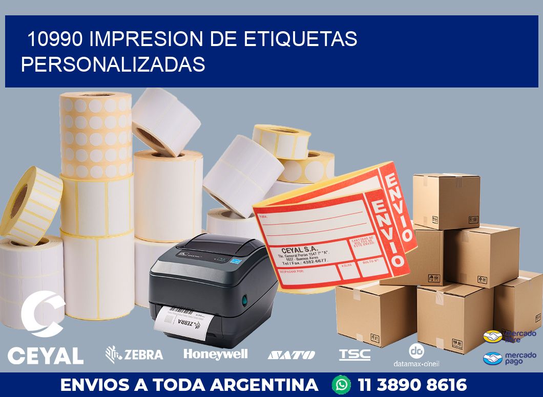 10990 IMPRESION DE ETIQUETAS PERSONALIZADAS