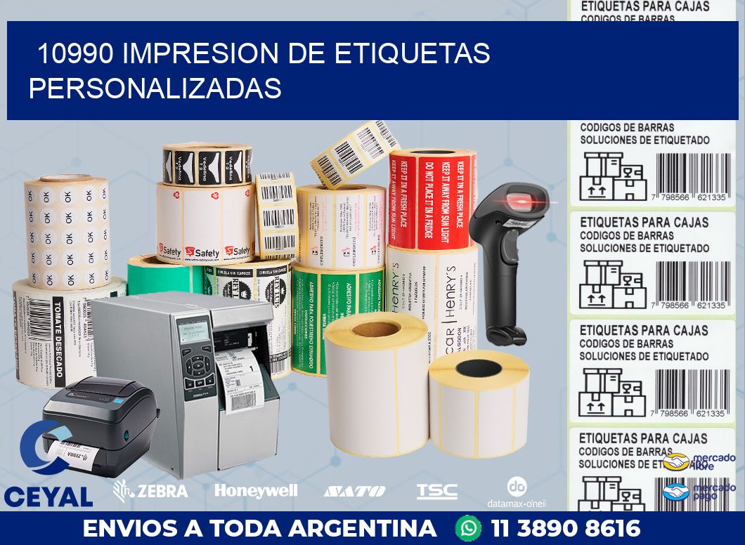 10990 IMPRESION DE ETIQUETAS PERSONALIZADAS