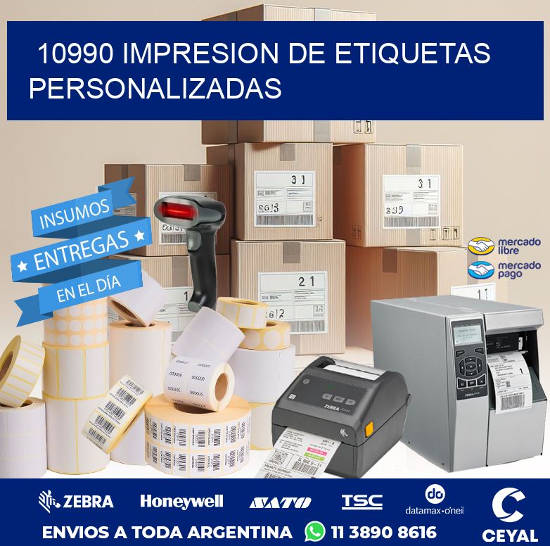 10990 IMPRESION DE ETIQUETAS PERSONALIZADAS