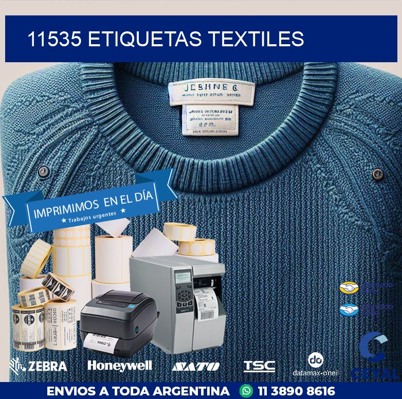 11535 ETIQUETAS TEXTILES