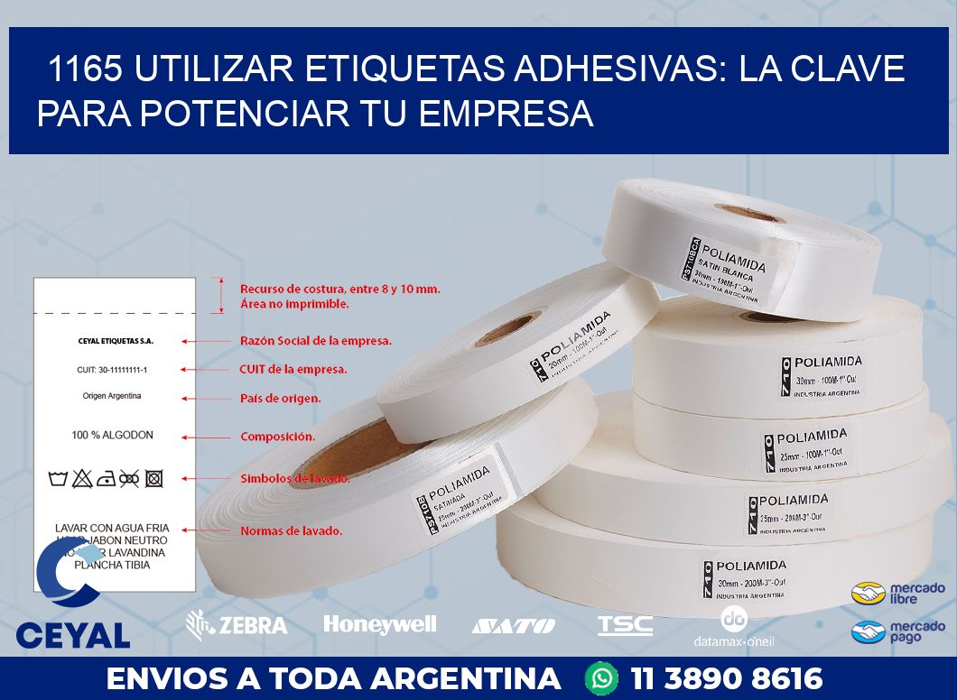1165 UTILIZAR ETIQUETAS ADHESIVAS: LA CLAVE PARA POTENCIAR TU EMPRESA