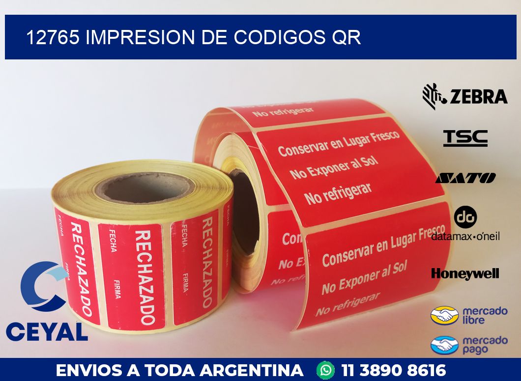 12765 IMPRESION DE CODIGOS QR