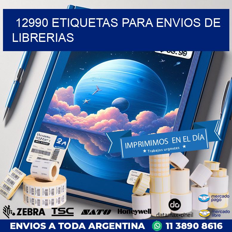 12990 ETIQUETAS PARA ENVIOS DE LIBRERIAS