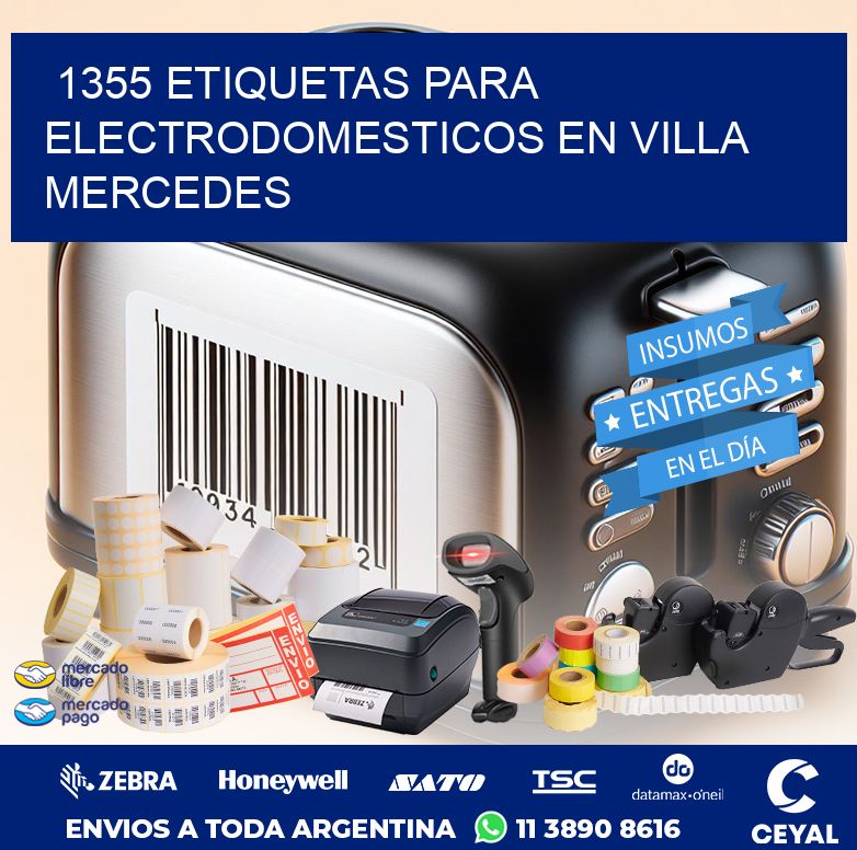 1355 ETIQUETAS PARA ELECTRODOMESTICOS EN VILLA MERCEDES